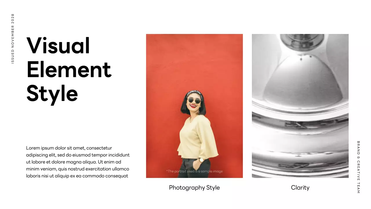 Orange Minimal Branding Guide Presentation