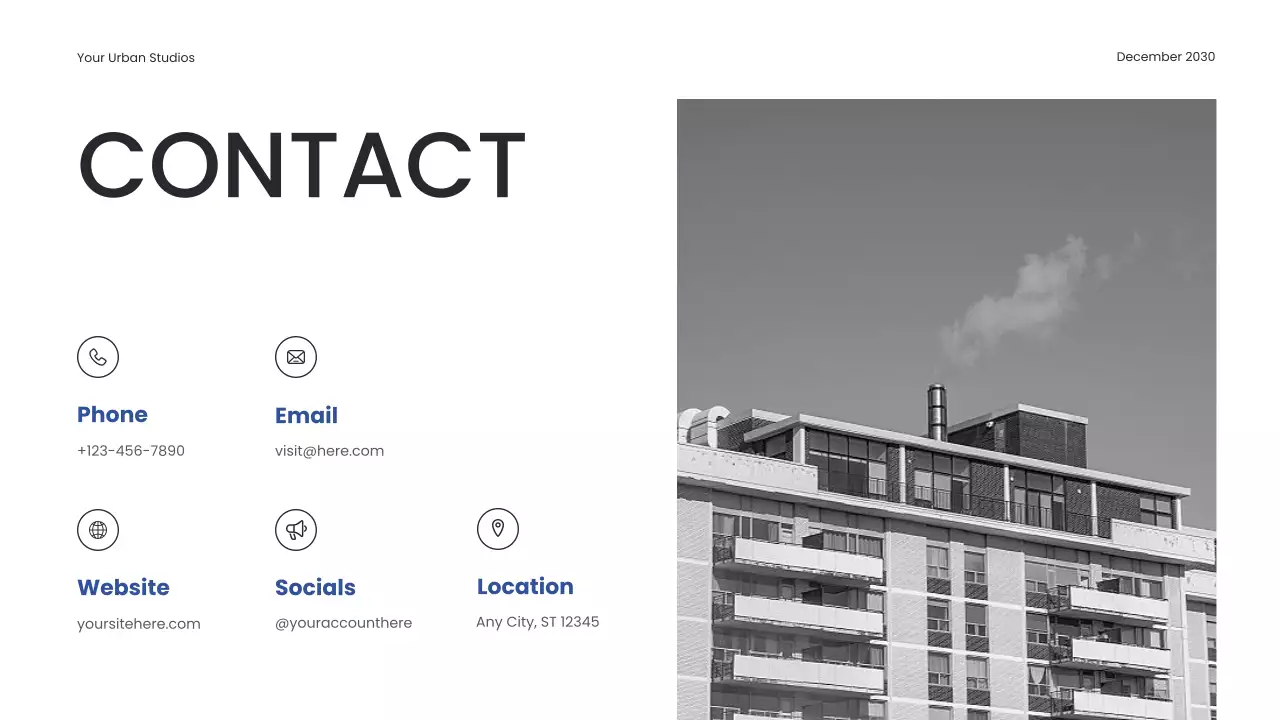 Grey Modern Architecture Portfolio Presentation