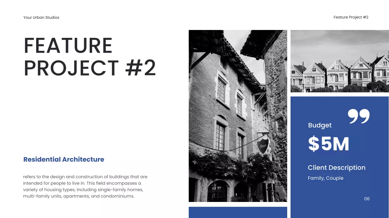 Grey Modern Architecture Portfolio Presentation