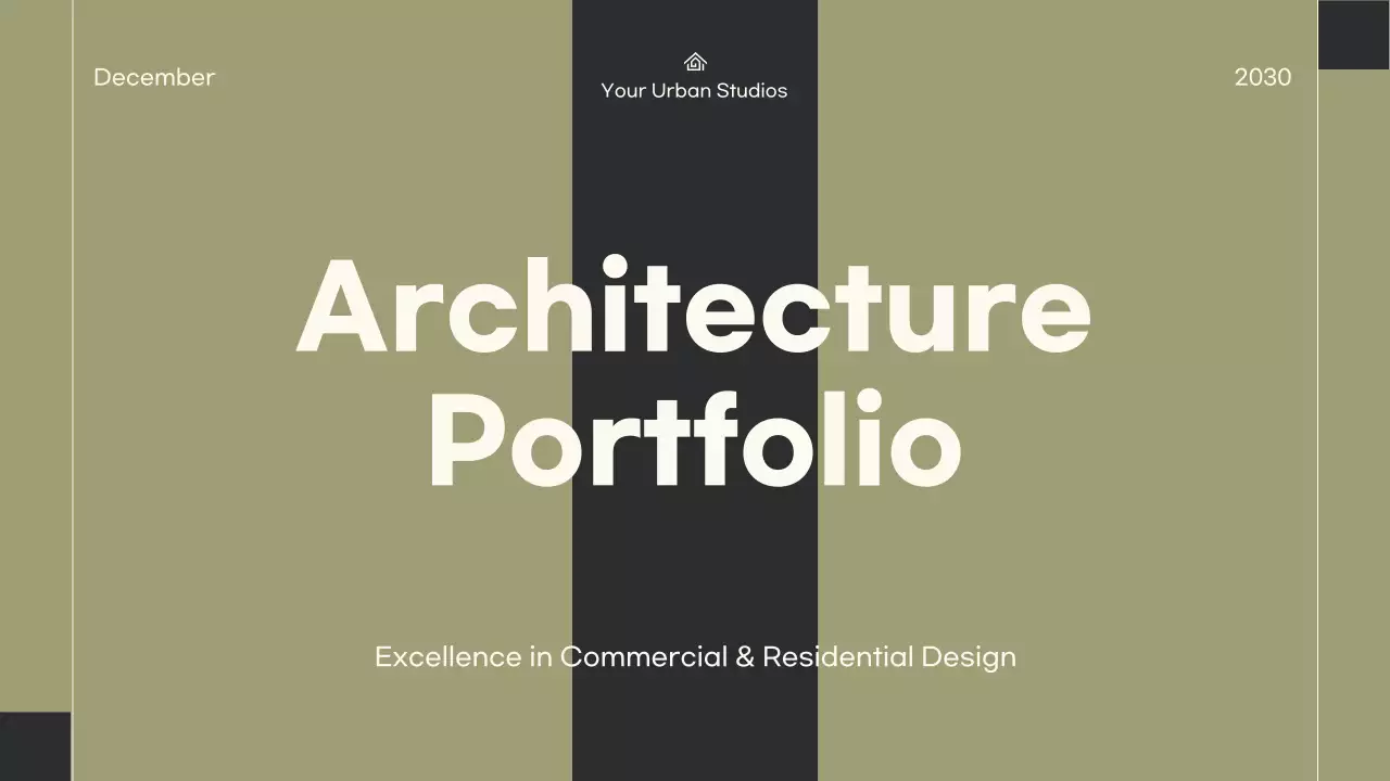 Beige Modern Architecture Portfolio Presentation