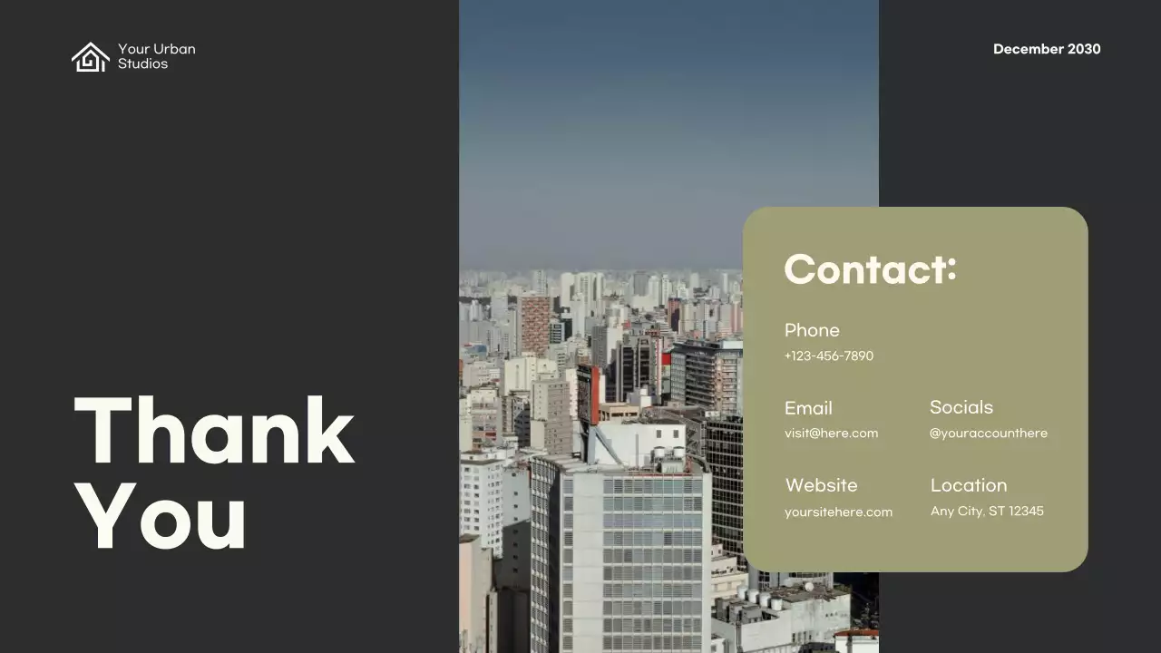 Beige Modern Architecture Portfolio Presentation