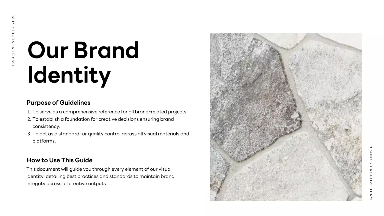 Orange Minimal Branding Guide Presentation