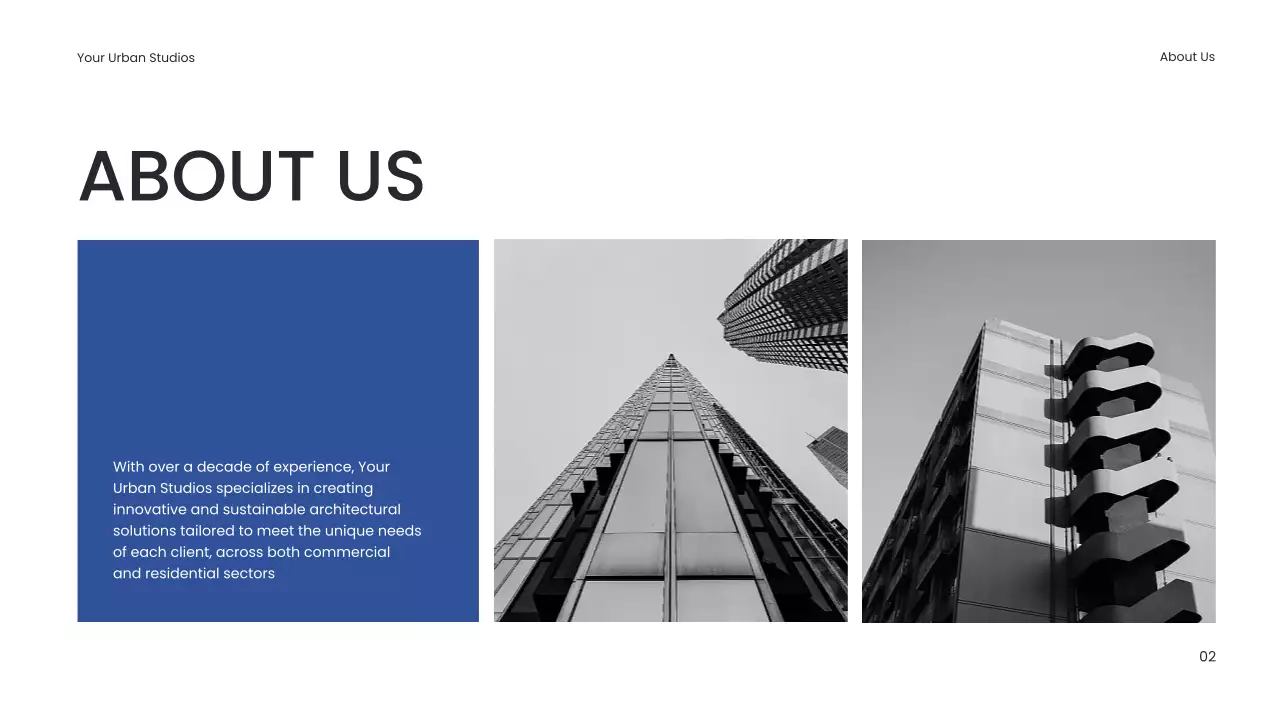 Grey Modern Architecture Portfolio Presentation