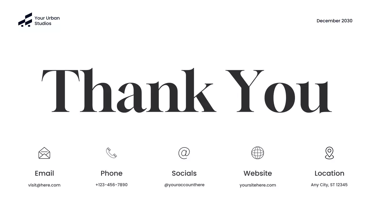 Blue Modern Architecture Portfolio Presentation