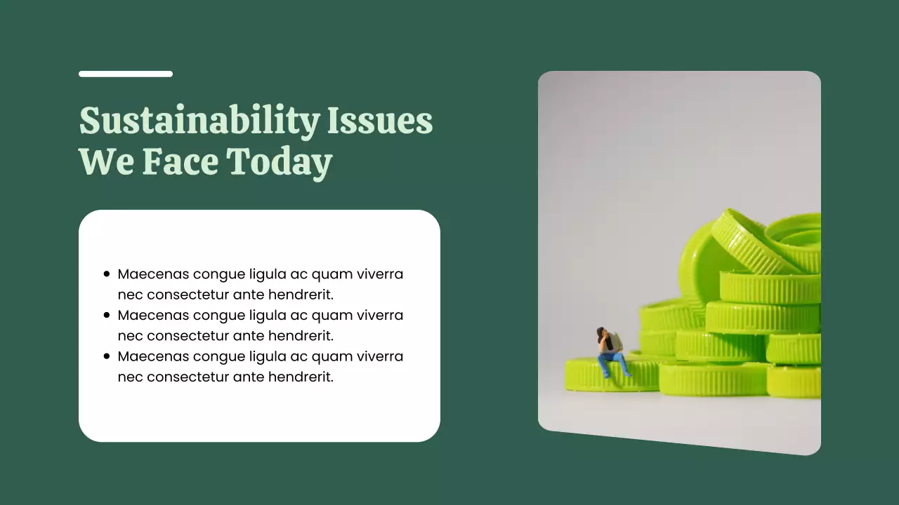 Green Minimal Environmental Initiatives Pitch Presentation