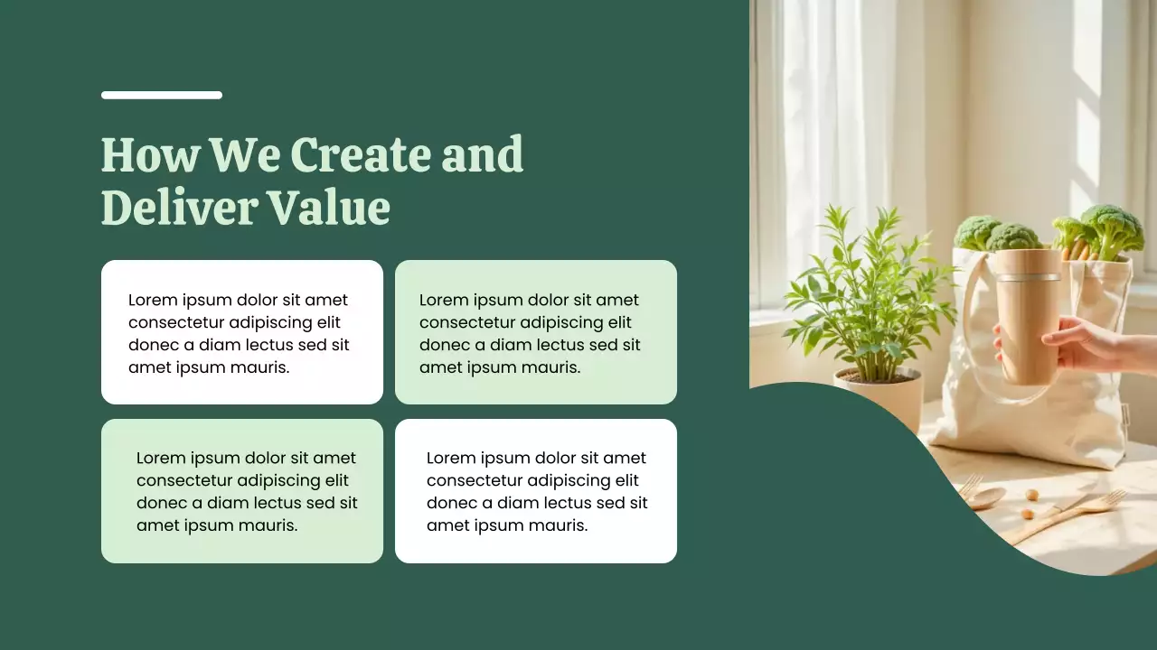 Green Minimal Environmental Initiatives Pitch Presentation