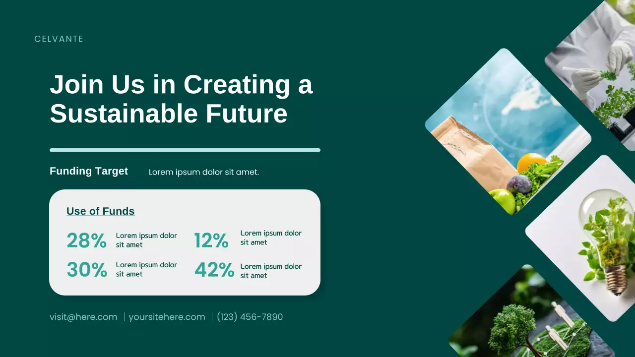 Green Modern Sustainability Promotion Presentation