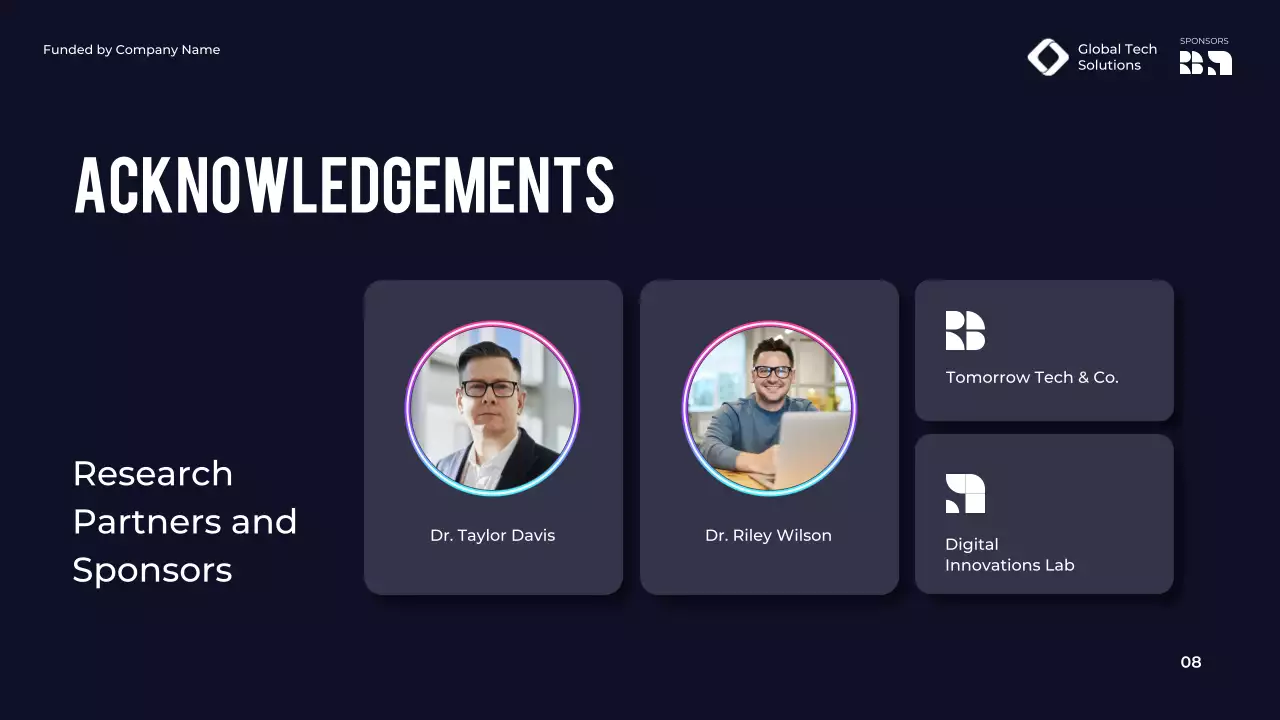 Purple Modern Business Conference Presentation