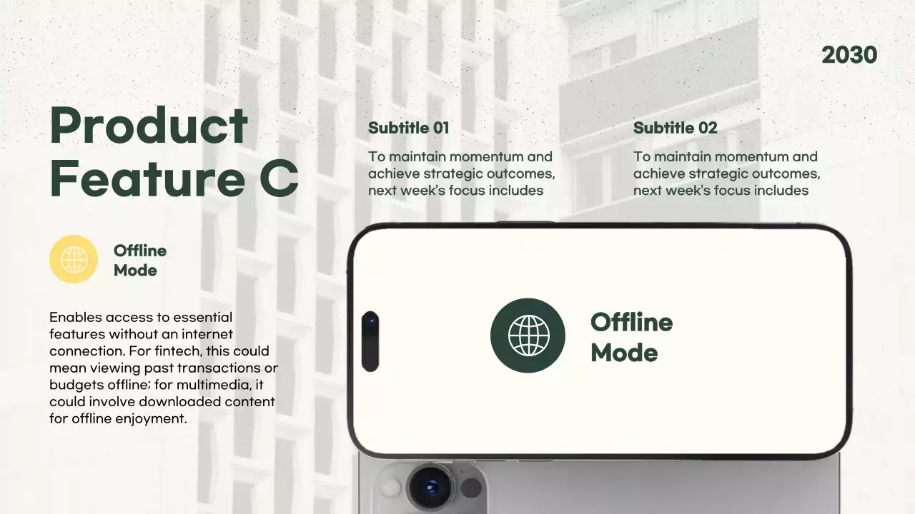 Green Modern 모바일 애플리케이션 가이드 프레젠테이션