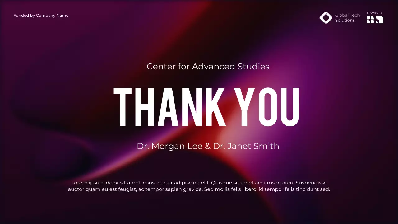 Purple Modern Business Conference Presentation