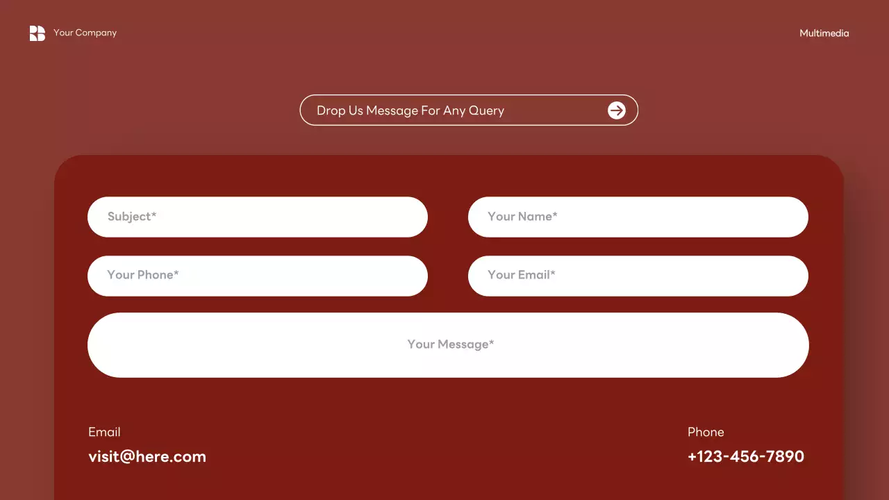 Red Elegant Mobile Application Presentation