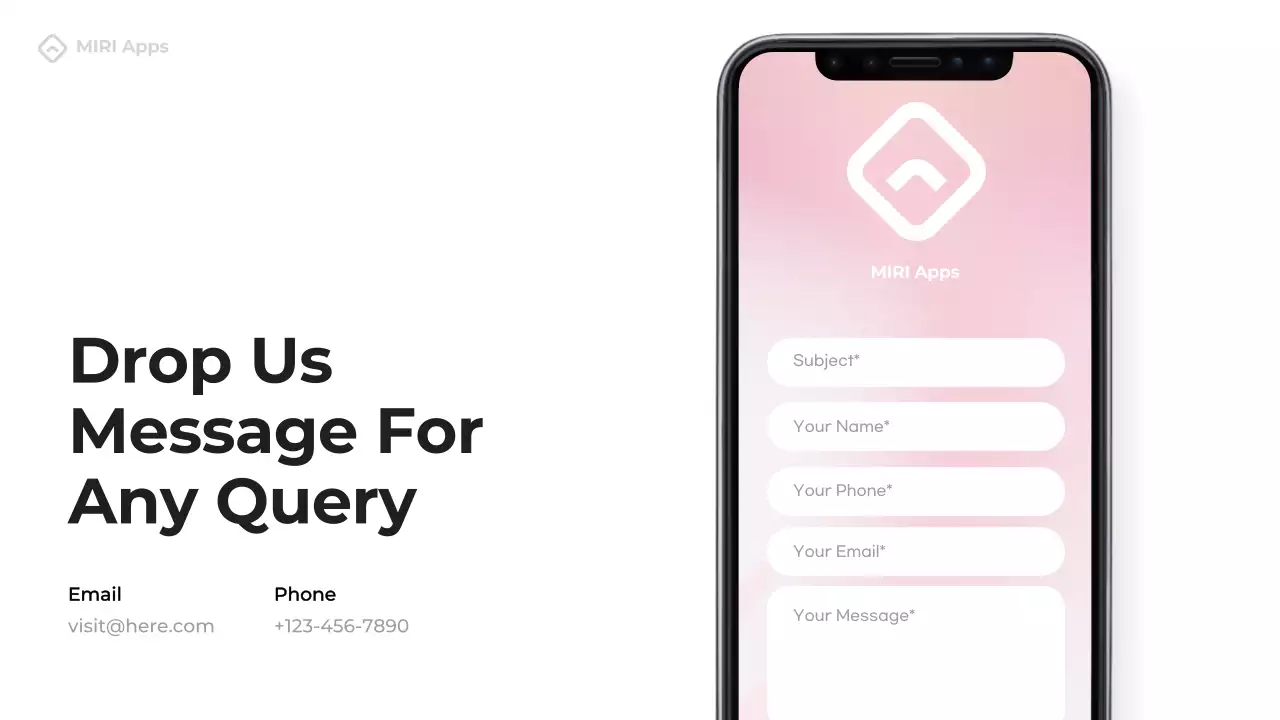 Trình bày tính năng ứng dụng di động hiện đại màu đen và hồng