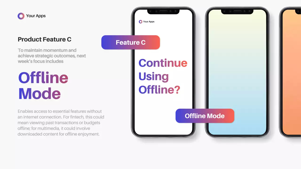 Blue Modern Mobile Application Guide Presentation