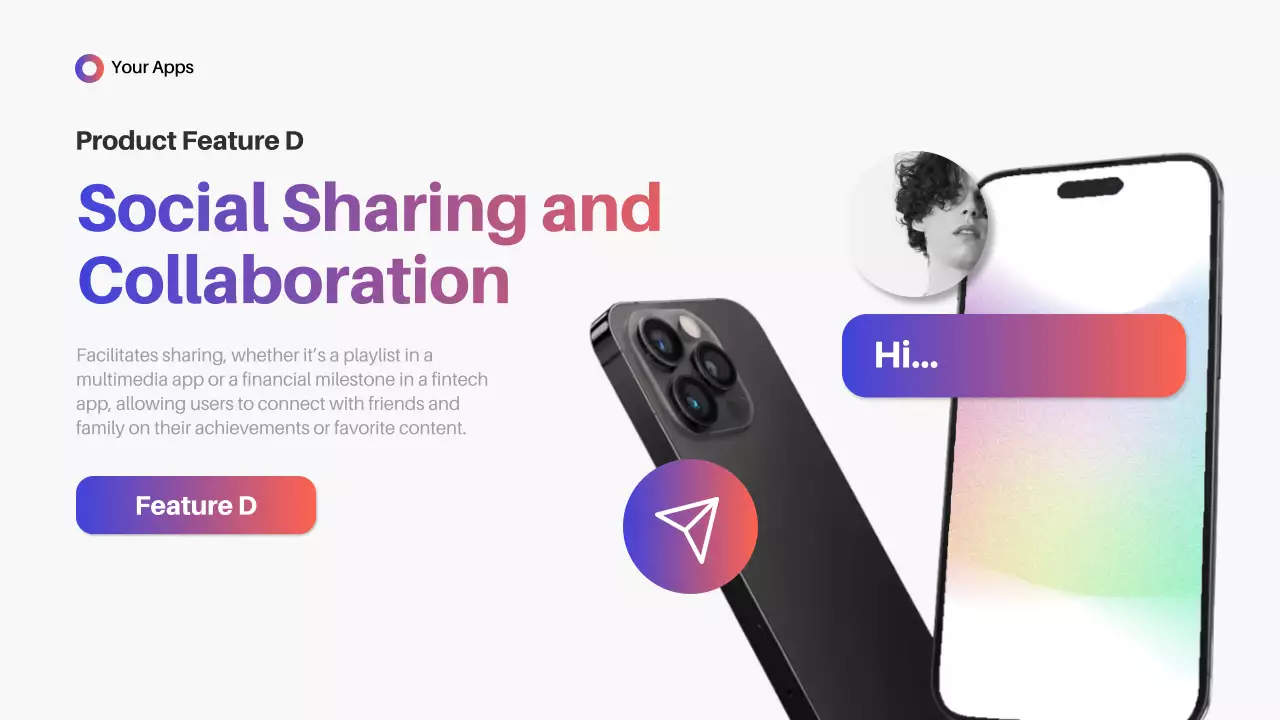 Blue Modern Mobile Application Guide Presentation