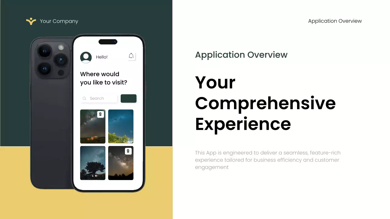 Green Modern Mobile Application Guide Presentation
