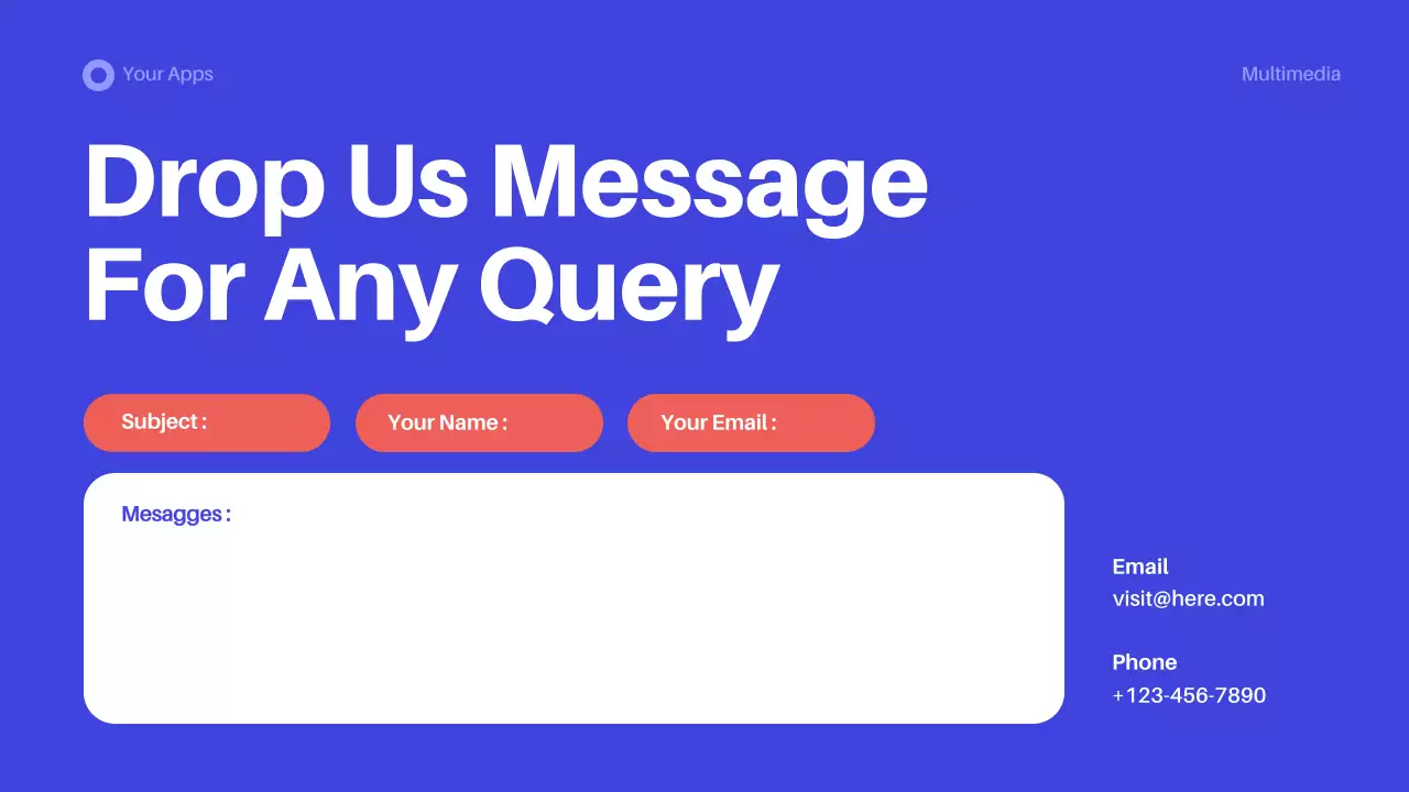 Blue Modern Mobile Application Guide Presentation