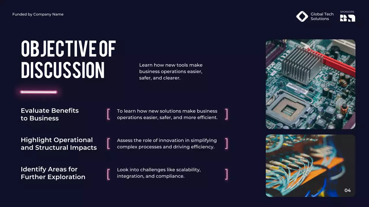 Purple Modern Business Conference Presentation