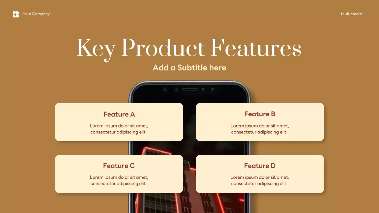Red Elegant Mobile Application Presentation