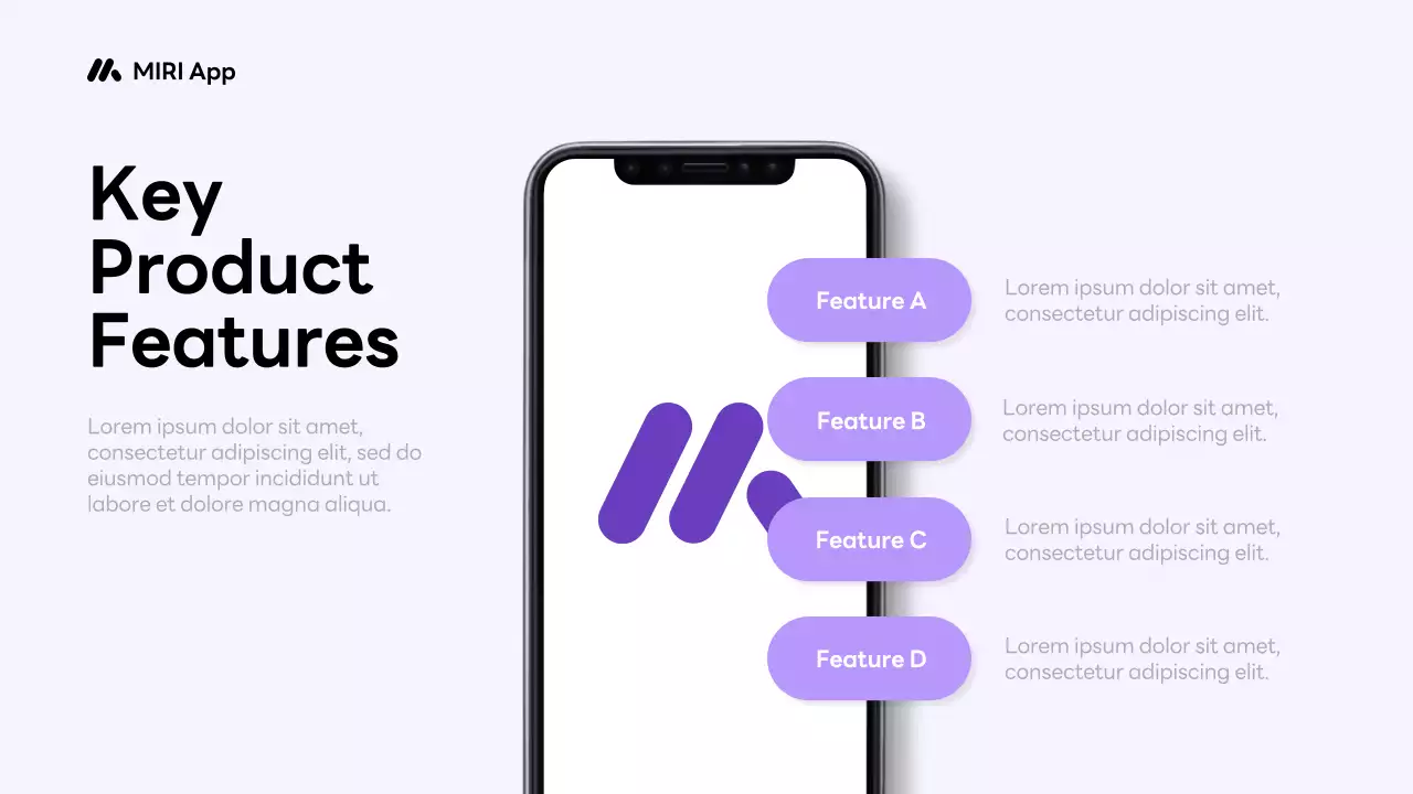 Purple Modern Mobile Application Guide Presentation