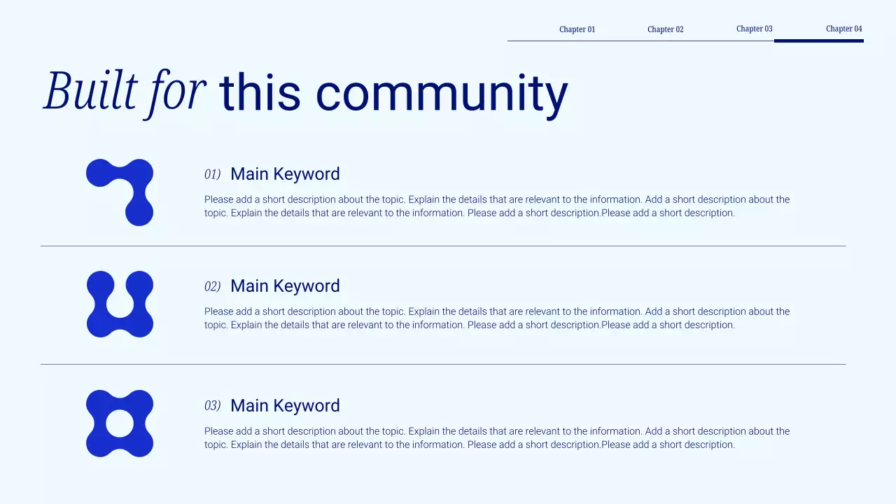 Blue Modern Healthcare Announcement Presentation