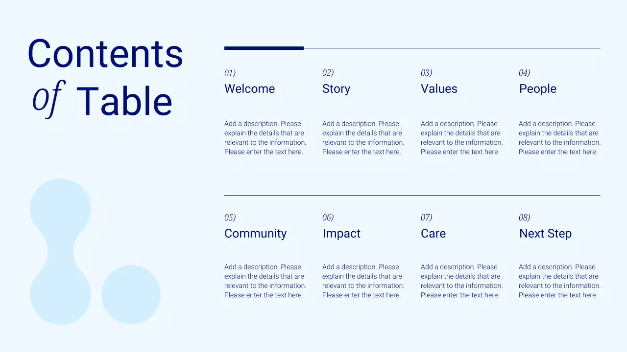 Blue Modern Healthcare Announcement Presentation