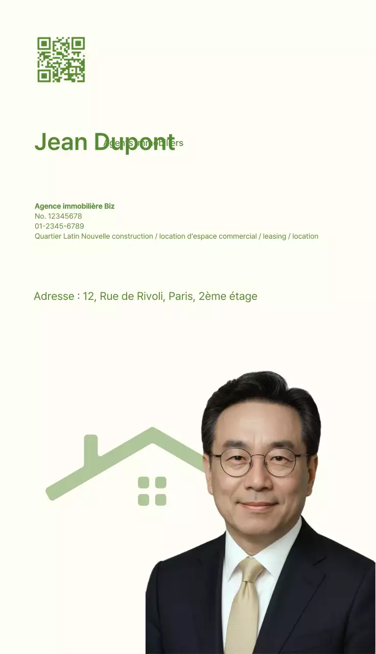 Publicité immobilière simple et verte