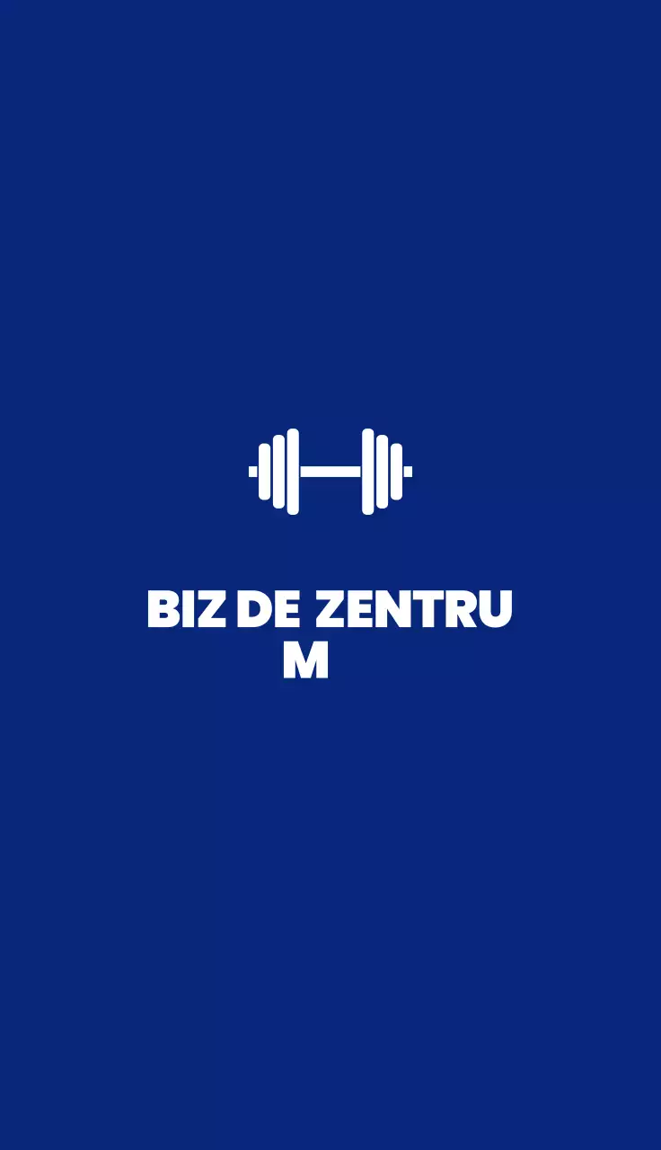 Blaues modernes Fitness-Logo