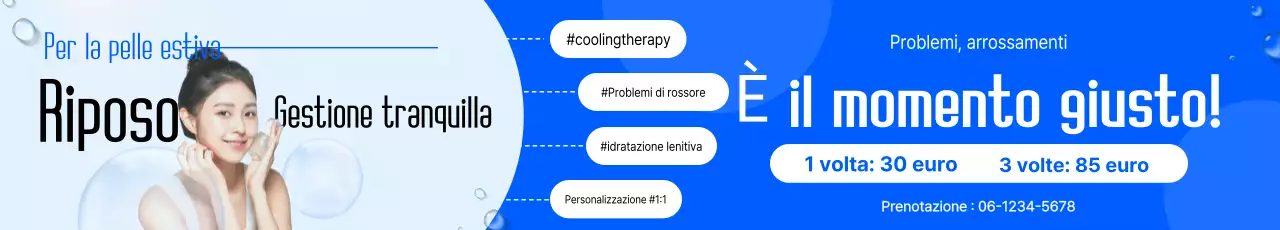 Pubblicità di Blue Modern Skin Care