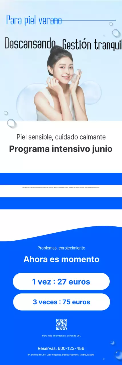 Anuncio de Blue Clean Skin Care