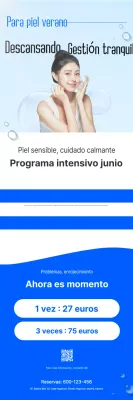 Anuncio de Blue Clean Skin Care