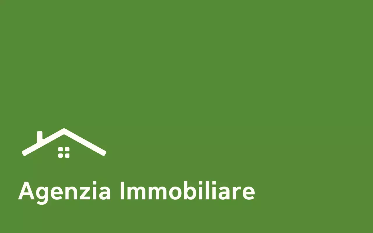 Pubblicità immobiliare semplice e verde