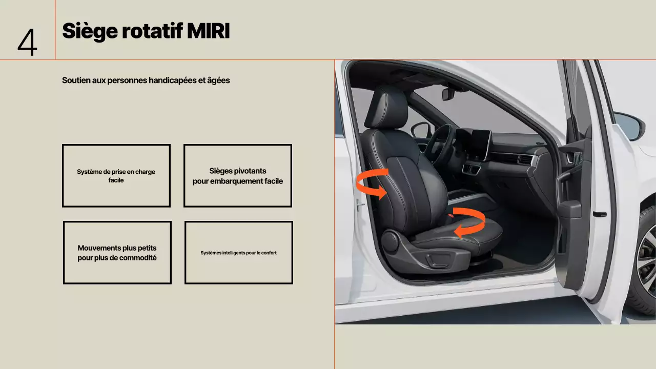 Publicité mobile moderne beige