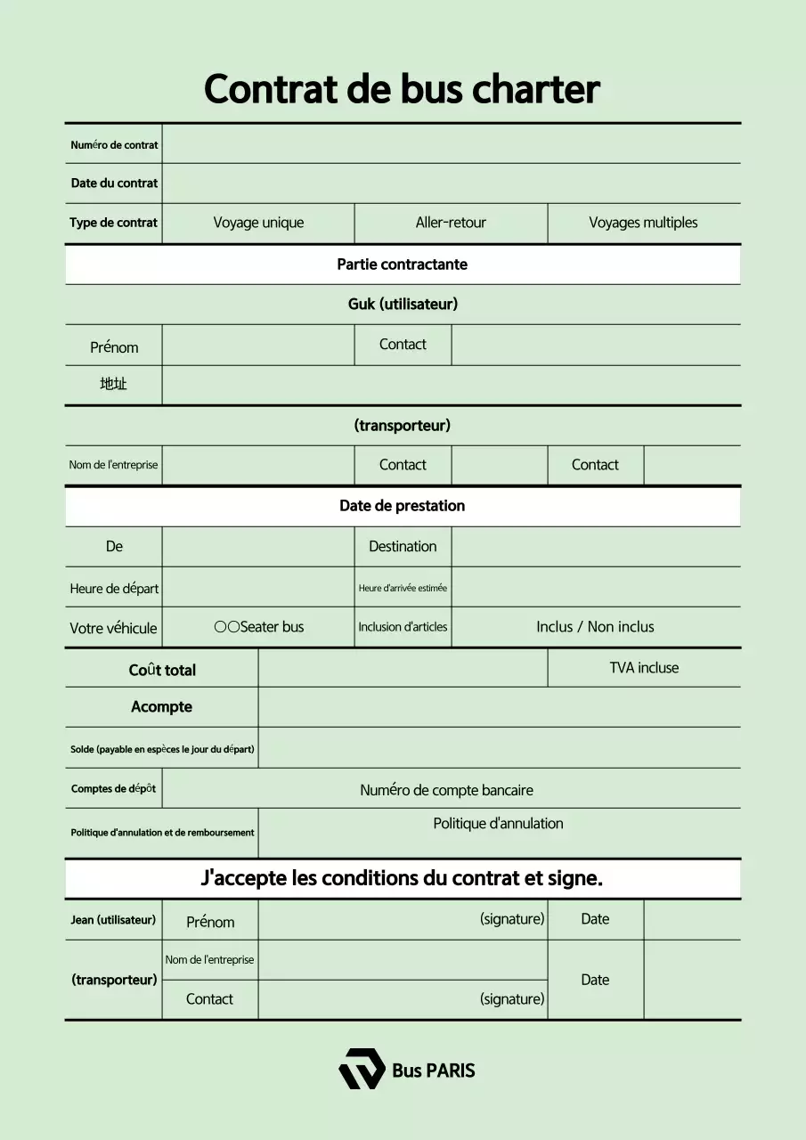 Description du contrat de base de Mint