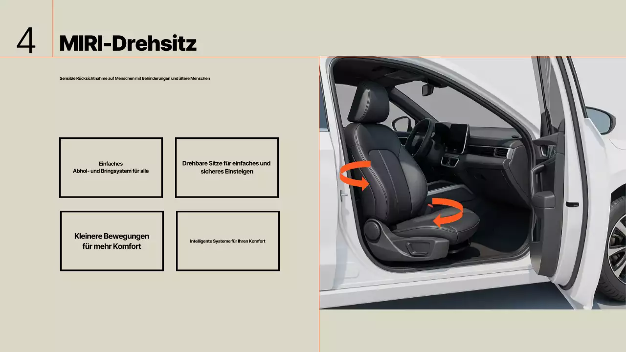 Beige Moderne Handywerbung