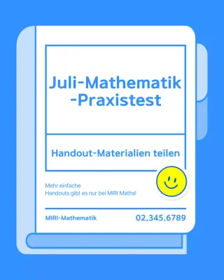 Blue's einfaches Probeprüfungsmaterial-Promotion