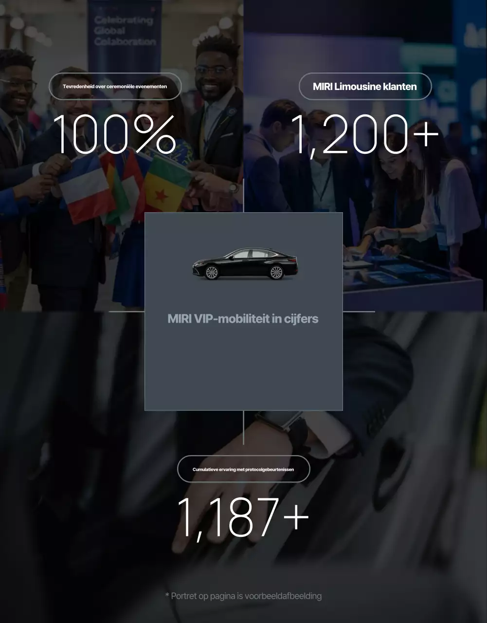 Advertentie voor Black Luxury Mobility Service