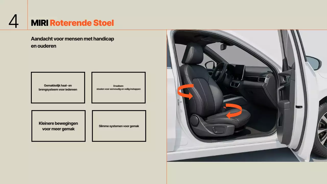 Beige moderne mobiele advertentie