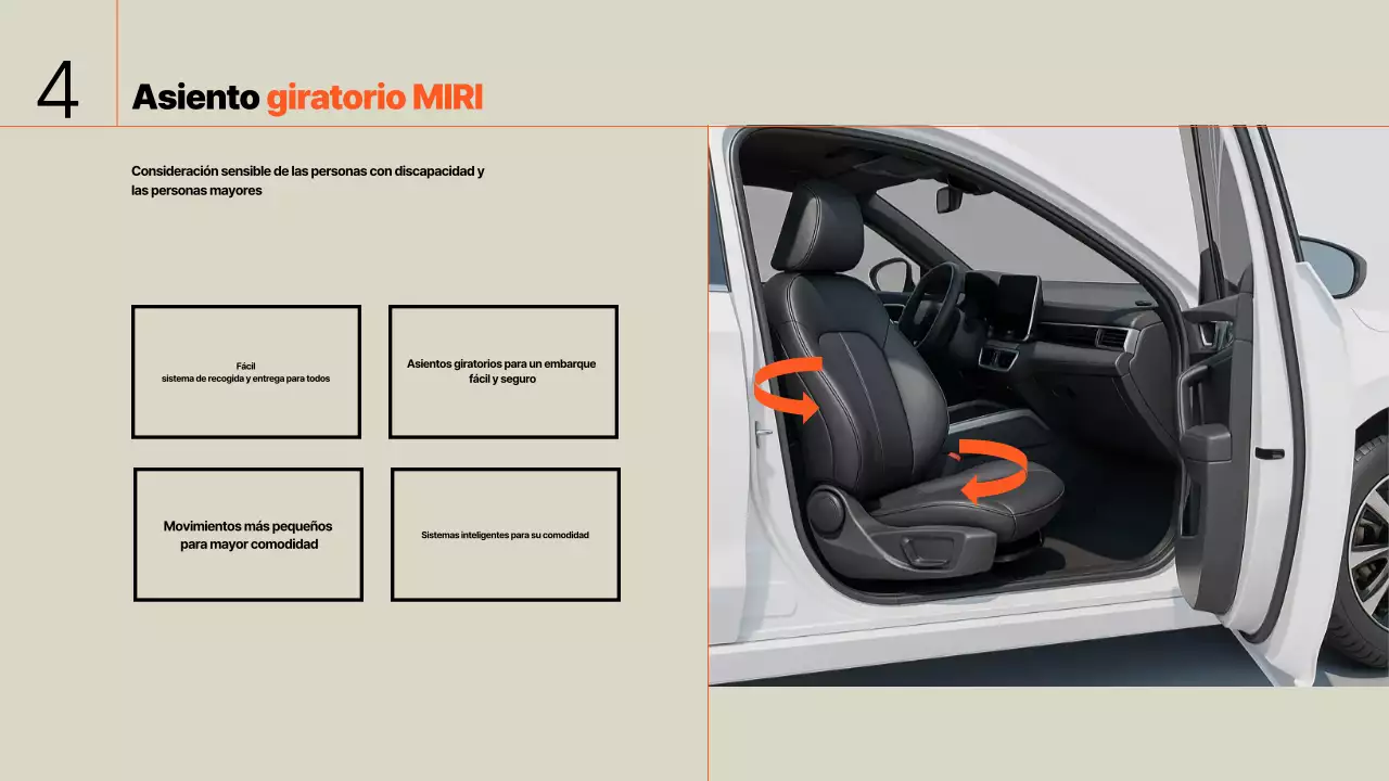 Anuncio móvil moderno en beige