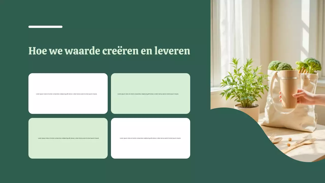 Pitch Deck voor milieuvriendelijke startups Presentatie