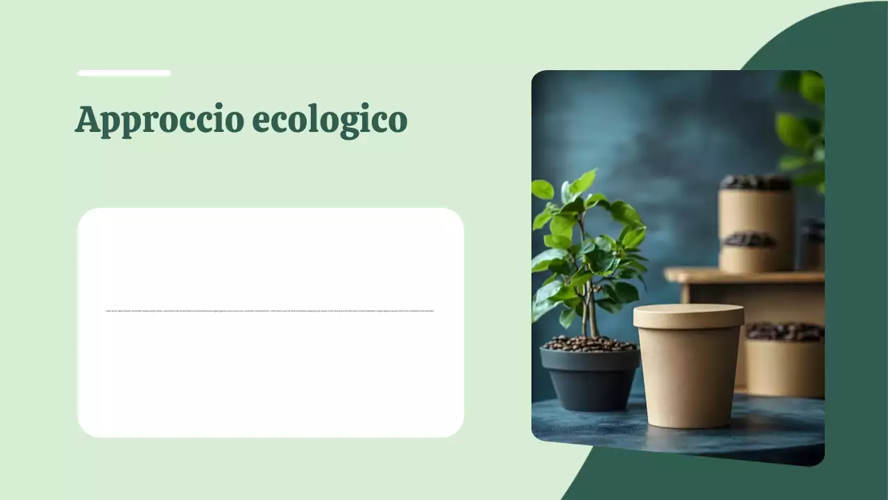 Presentazione del Pitch Deck per startup eco-sostenibili