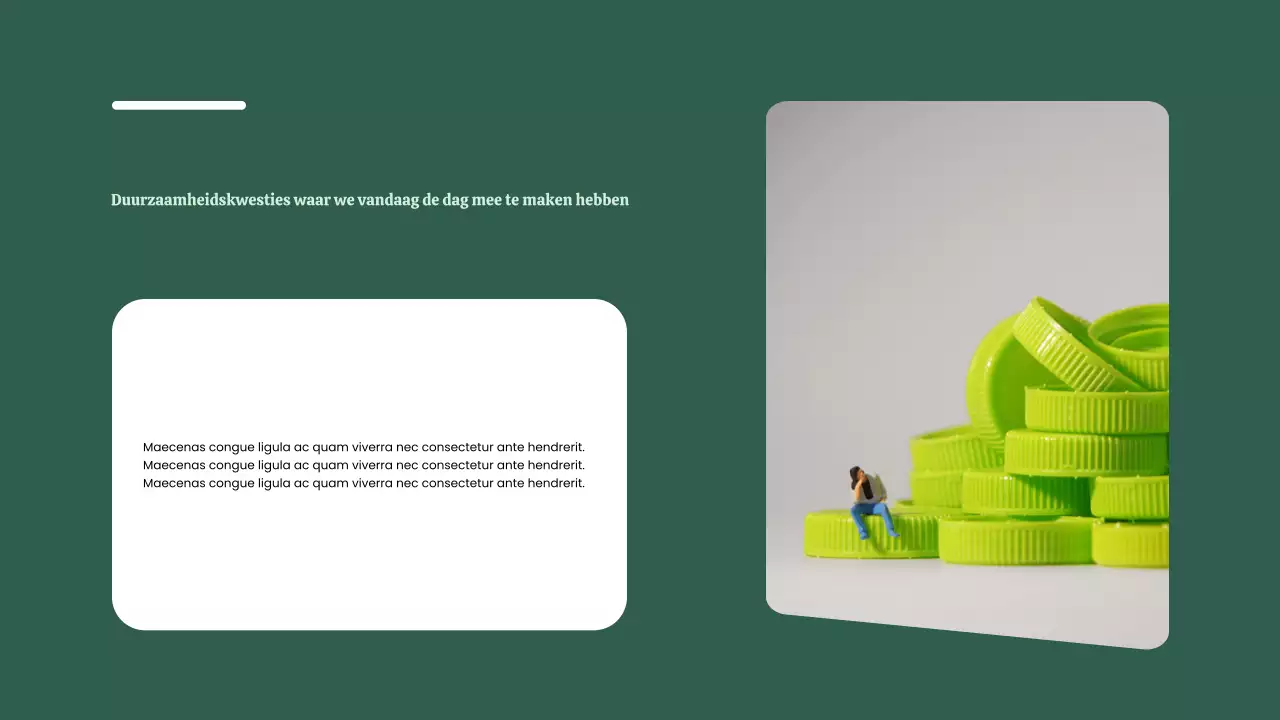 Pitch Deck voor milieuvriendelijke startups Presentatie