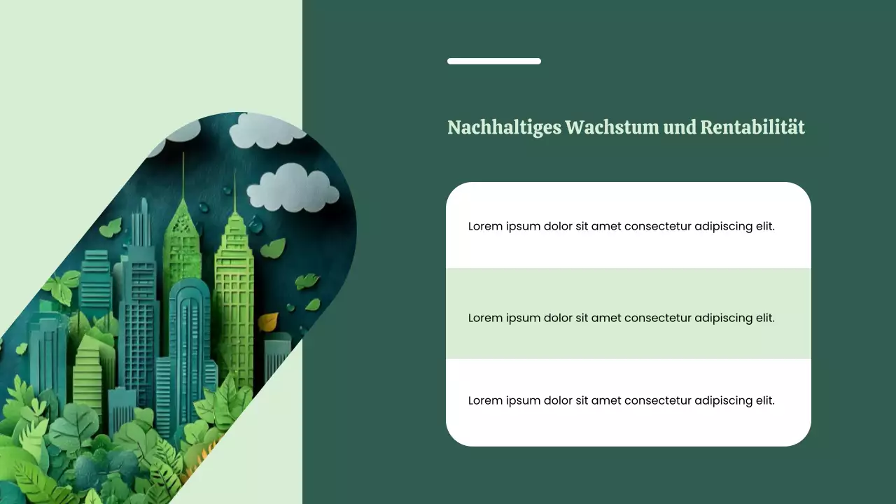 Pitch Deck für umweltfreundliche Startups – Präsentation