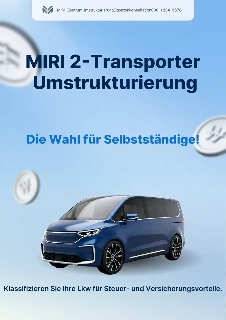 Himmelblaue moderne Autowerbung