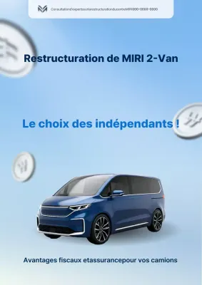 Publicité pour une voiture moderne bleu ciel