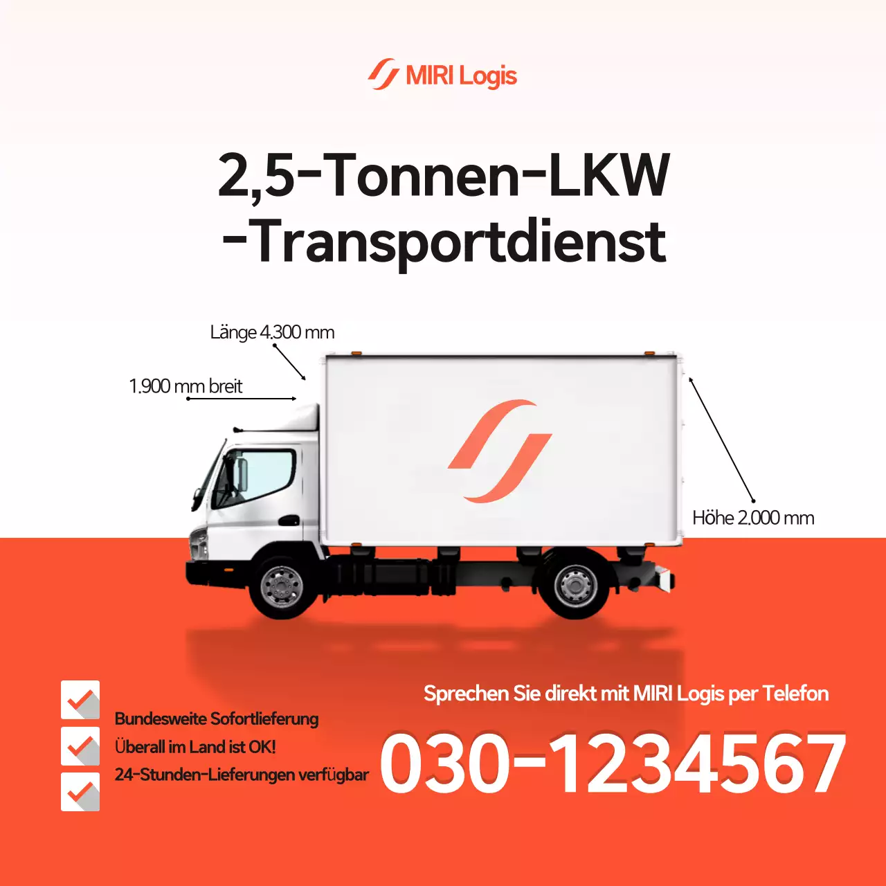 Orange Basic Transport Werbung