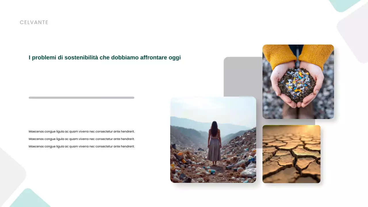 Presentazione sulla promozione della sostenibilità moderna e verde