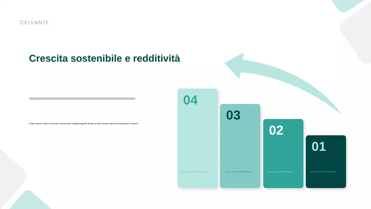 Presentazione sulla promozione della sostenibilità moderna e verde