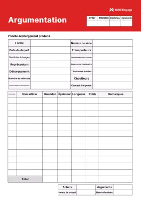 Manuel du document simple rouge