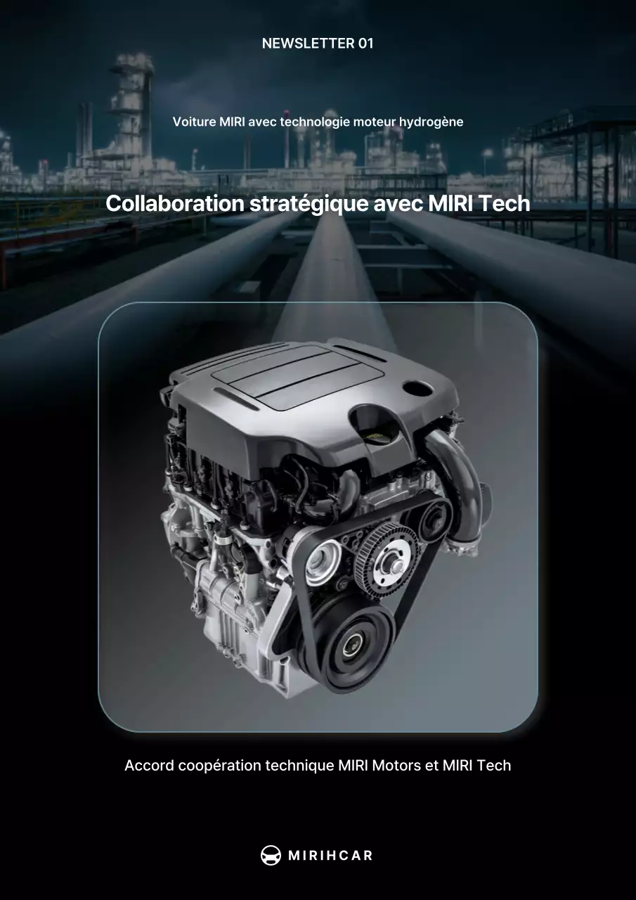 Promotion de la collaboration sur la technologie des moteurs à hydrogène modernes noirs