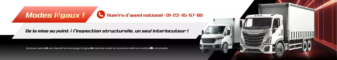 Publicité pour une voiture moderne rouge